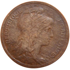 FRANCE, Dupuis, Centime, 1920, Paris, KM #840, AU(50-53), Bronze, 15, Gadoury...