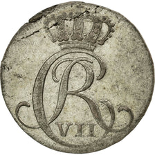 Coin, Denmark, Christian VII, 2 Skilling, 1805, Altona, AU(50-53), Silver