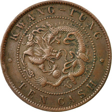Coin, China, KWANGTUNG PROVINCE, Kuang-hs, Cent, 10 Cash, 1900-1906, EF(40-45)