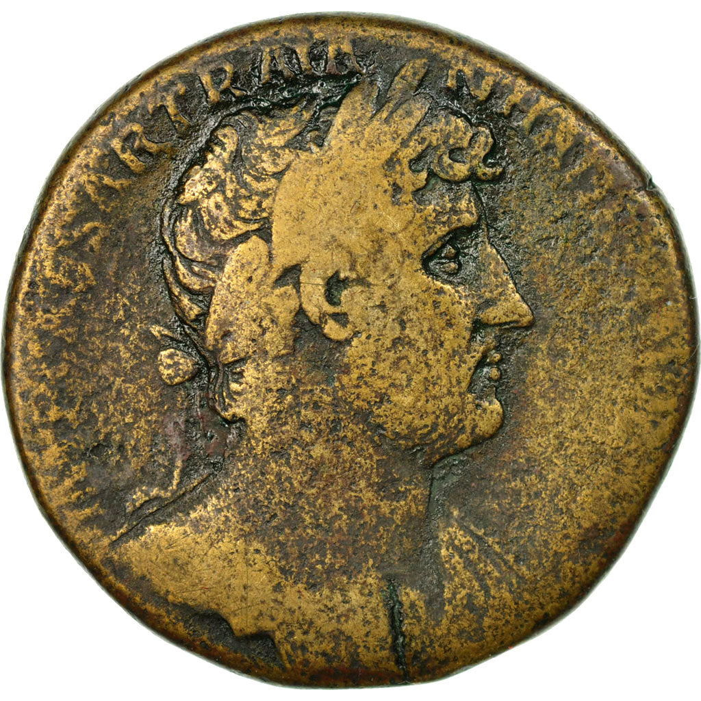 Coin, Hadrian, Sestertius, 122-125, Rome, VF(20-25), Bronze