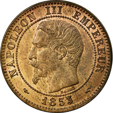 Coin, France, Napoleon III, Napoléon III, 2 Centimes, 1853, Paris, MS(60-62)