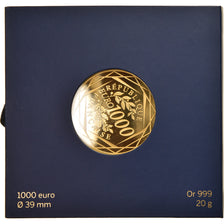 France, 1000 Euro, 2016, Paris, Coq, MS(65-70), Gold