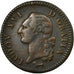 Coin, France, Louis XVI, Sol ou sou, Sol, 1782, Orléans, VF(30-35), Copper