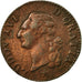 Moneta, Francia, Louis XVI, Sol ou sou, Sol, 1787, Lille, MB+, Rame, KM:578.16