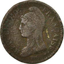 Coin, France, Dupré, 10 Centimes, AN 8, Metz, VG(8-10), Bronze, KM:644.2