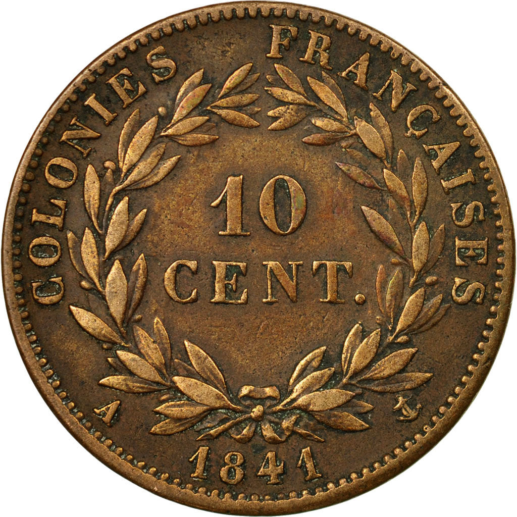Coin, France, Louis - Philippe, 10 Centimes, 1841, Paris, EF(40-45), Bronze