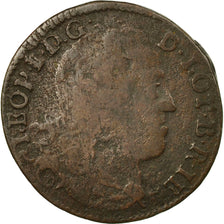 Munten, Frankrijk, LORRAINE, Leopold I, Liard, 1727, Nancy, FR, Koper