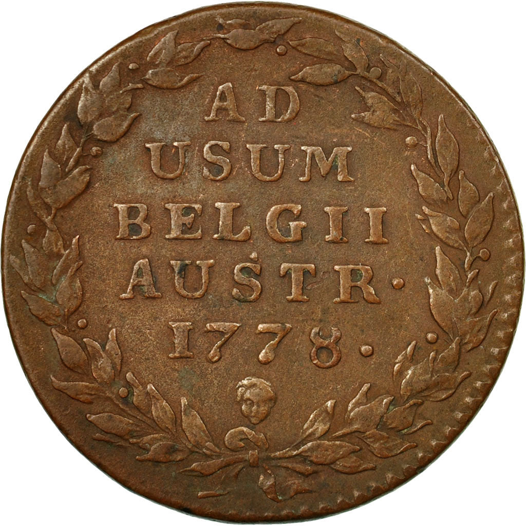 Coin, AUSTRIAN NETHERLANDS, Maria Theresa, 2 Liards, 2 Oorden, 1778, Brussels