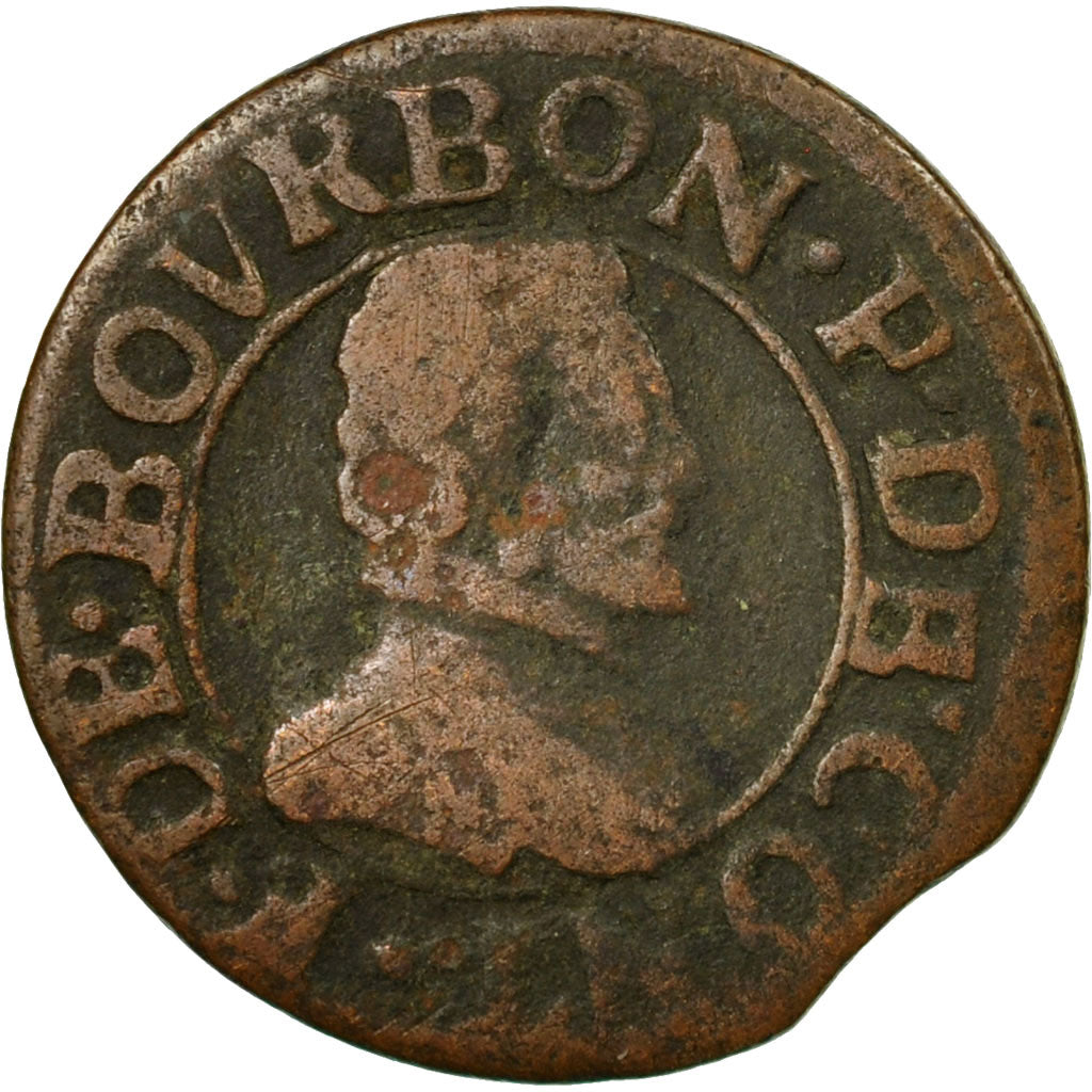 Coin, France, CHATEAU-RENAUD, François de Bourbon, Double Tournois, F(12-15)