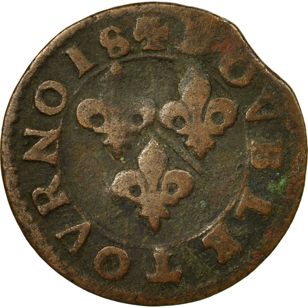 Coin, France, CHATEAU-RENAUD, François de Bourbon, Double Tournois, F(12-15)