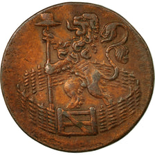 Coin, Netherlands, HOLLAND, Duit, 1780, EF(40-45), Copper, KM:80
