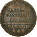 Moneta, DEPARTAMENTY WŁOSKIE, PAPAL STATES, Pius VII, Baiocco, 1802, VF(30-35)
