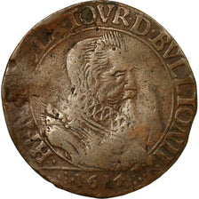 Münze, Frankreich, Ardennes, Henri de la Tour d'Auvergne, Liard, 1614