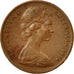 Moneda, Australia, Elizabeth II, Cent, 1974, MBC+, Bronce, KM:62