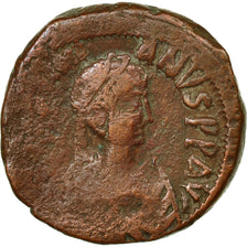 Coin, Justinian I, Follis, 527-537, Constantinople, VF(20-25), Copper, Sear:158