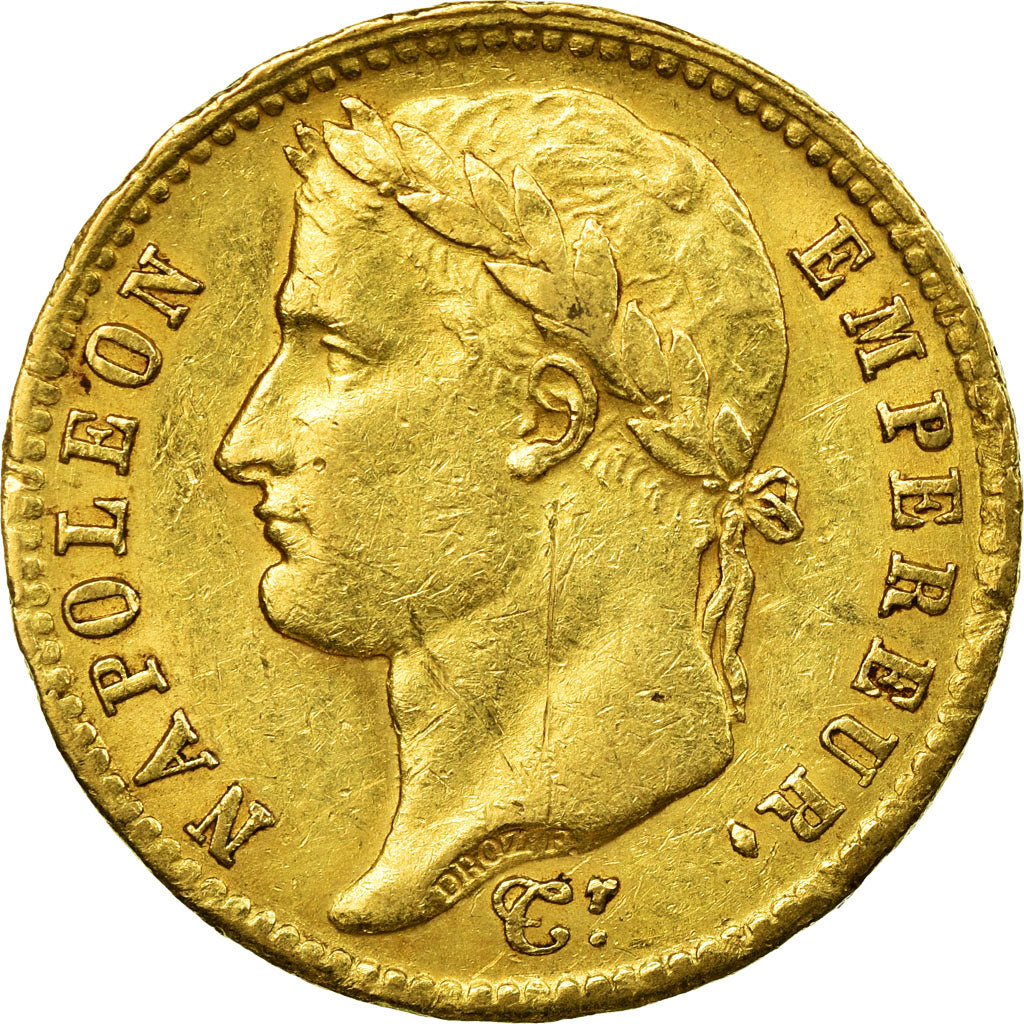 Coin, France, Napoléon I, 20 Francs, 1810, Paris, EF(40-45), Gold, KM:695.1