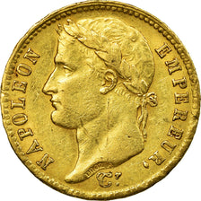 Coin, France, Napoléon I, 20 Francs, 1810, Paris, EF(40-45), Gold, KM:695.1