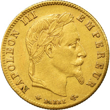 Coin, France, Napoleon III, 5 Francs, 1866, Paris, EF(40-45), Gold, Gadoury:1002