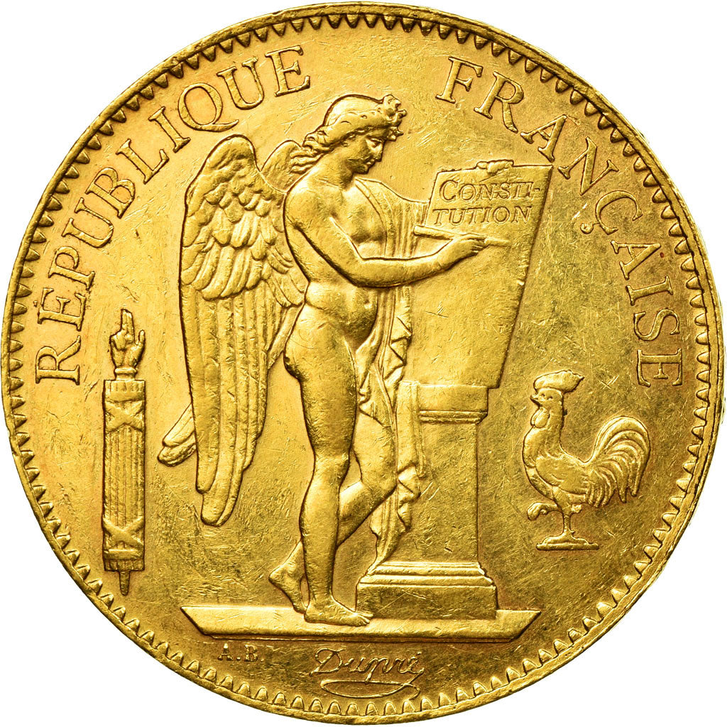 Coin, France, Génie, 100 Francs, 1904, Paris, AU(50-53), Gold, KM:832