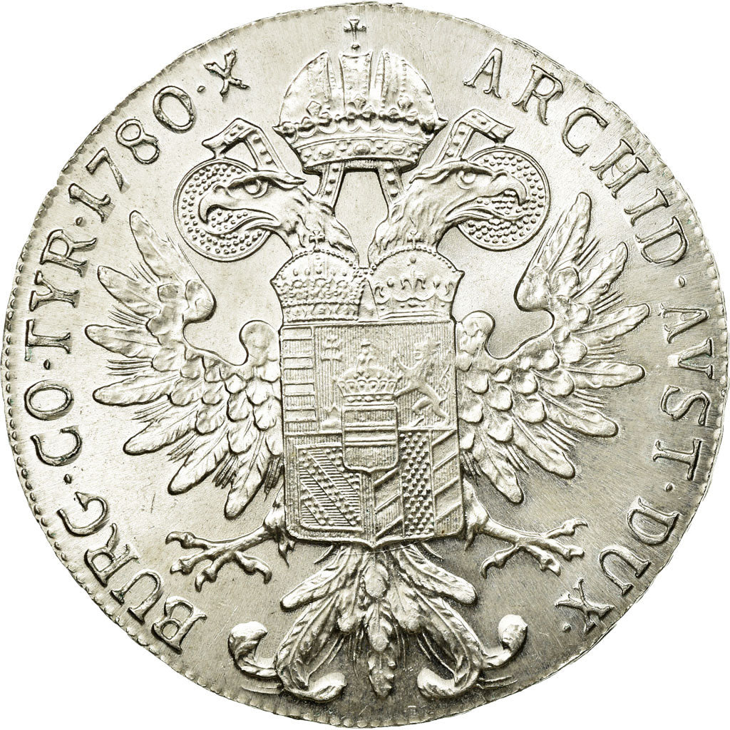 Coin, Austria, Joseph II, Thaler, 1780, Official restrike, MS(64), Silver, KM:T1