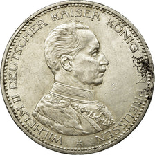 Coin, German States, PRUSSIA, Wilhelm II, 5 Mark, 1913, Berlin, AU(50-53)