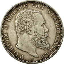 Coin, German States, WURTTEMBERG, Wilhelm II, 5 Mark, 1913, Freudenstadt