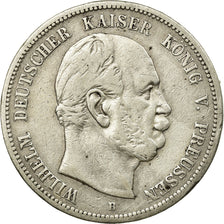 Coin, German States, PRUSSIA, Wilhelm I, 5 Mark, 1876, Hannover, VF(30-35)