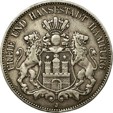 Coin, German States, HAMBURG, 5 Mark, 1903, Hamburg, EF(40-45), Silver, KM:610