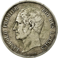 Coin, Belgium, Leopold I, 5 Francs, 5 Frank, 1849, EF(40-45), Silver, KM:17