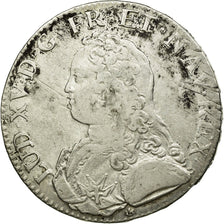 Coin, France, Louis XV, Ecu aux branches d'olivier, 1726, Lyon, VF(30-35)