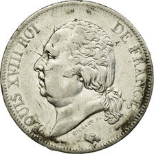 Moneta, Francia, Louis XVIII, 5 Francs, 1816, Paris, BB, Argento, Gadoury:614