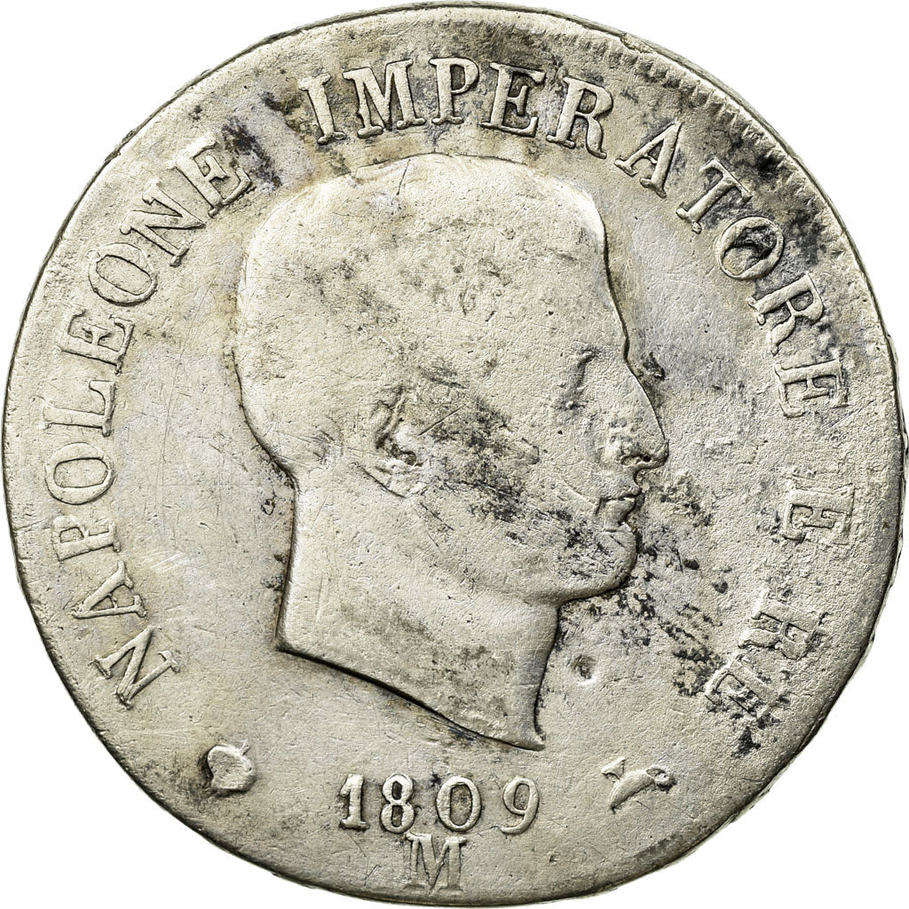 Coin, ITALIAN STATES, KINGDOM OF NAPOLEON, Napoleon I, 5 Lire, 1809, Milan