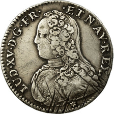 Coin, France, Louis XV, 1/2 Ecu aux branches d'olivier, 1731, Caen, EF(40-45)