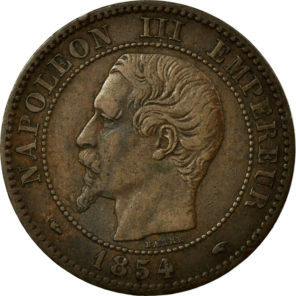 Monnaie, France, Napoleon III, Napoléon III, 2 Centimes, 1854, Paris, TTB