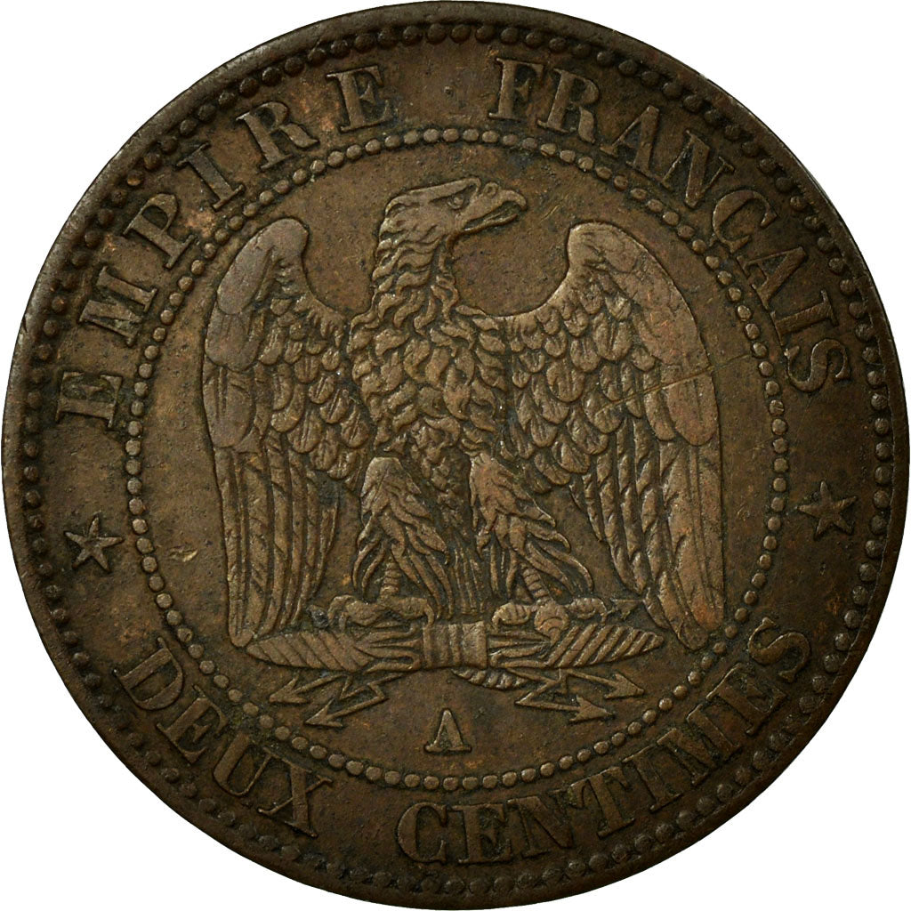 Monnaie, France, Napoleon III, Napoléon III, 2 Centimes, 1854, Paris, TTB