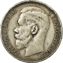 Coin, Russia, Nicholas II, Rouble, 1896, Paris, EF(40-45), Silver, KM:59.2