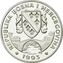 Moneda, Bosnia - Herzegovina, 21 ECUs + 3, 1993, SC+, Plata, KM:86