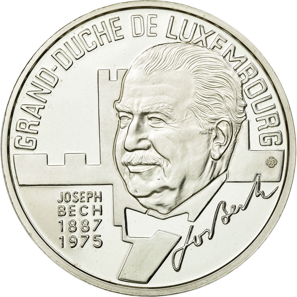 Coin, Luxembourg, Jean, 25 Ecu, 1993, Brussels, MS(65-70), Silver, KM:36