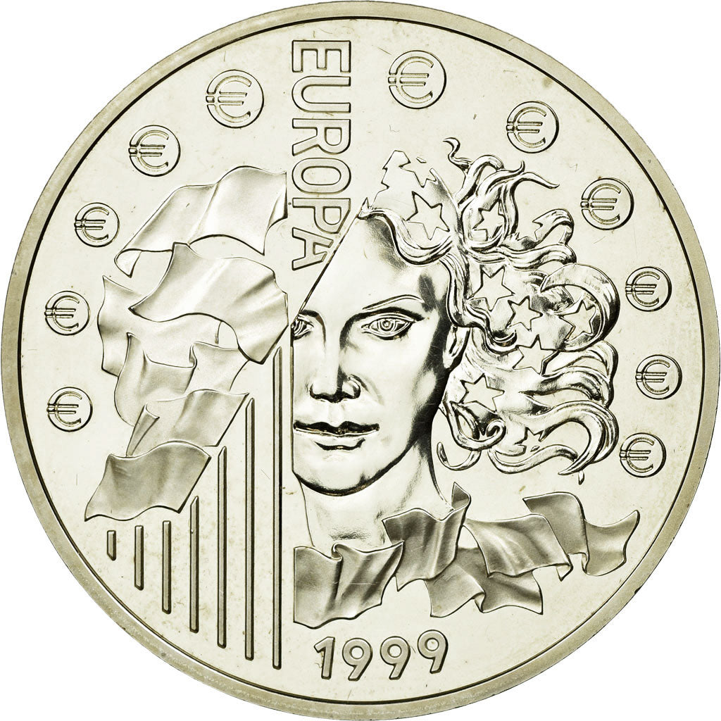 Coin, France, 6.55957 Francs, 1999, MS(65-70), Silver, KM:1255