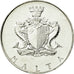 Munten, Malta, Pound, 1973, PR+, Zilver, KM:19