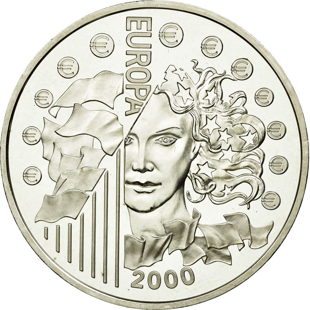 Moneta, Francia, Europa, 6.55957 Francs, 2000, Paris, FDC, Argento, KM:1259