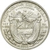 Coin, Panama, 1/2 Balboa, 1953, MS(63), Silver, KM:20