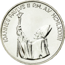 Coin, VATICAN CITY, John Paul II, 1000 Lire, 1983, MS(64), Silver, KM:176
