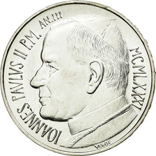 Coin, VATICAN CITY, John Paul II, 500 Lire, 1981, MS(64), Silver, KM:160