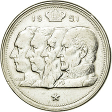 Coin, Belgium, 100 Francs, 100 Frank, 1951, VF(20-25), Silver, KM:139.1