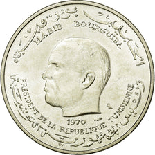 Monnaie, Tunisie, Dinar, 1970, Paris, SPL, Argent, KM:302