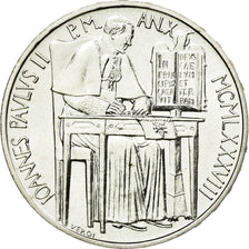 Coin, VATICAN CITY, John Paul II, 1000 Lire, 1988, MS(64), Silver, KM:212