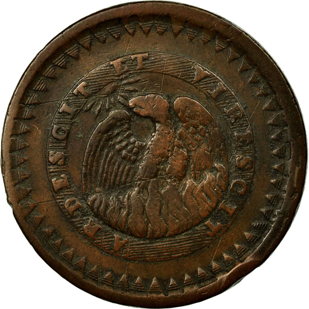 Monnaie, Argentine, BUENOS AIRES, 20 Decimos, 1830, Buenos Aires, TB, Cuivre