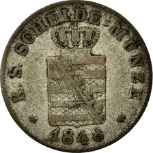 Coin, German States, SAXONY-ALBERTINE, Friedrich August II, 2 Neu-Groschen, 20