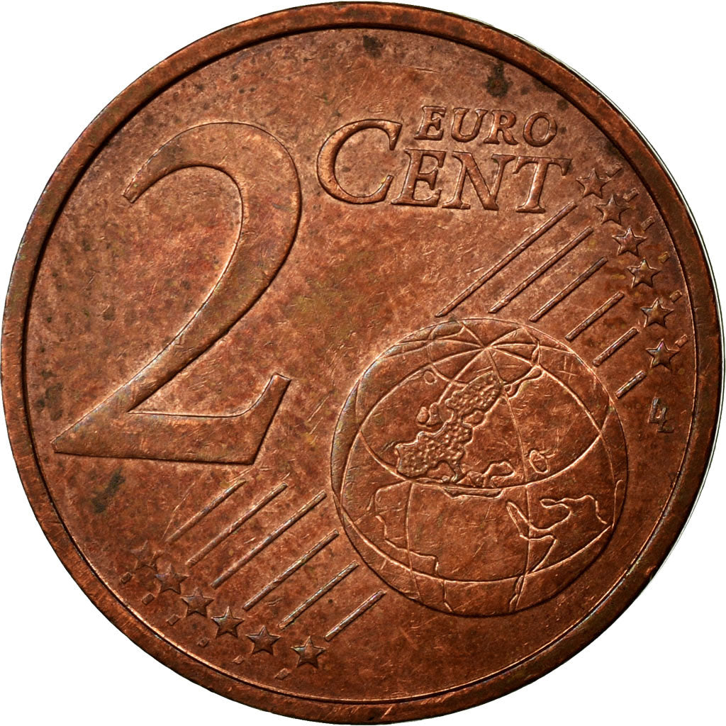 Eurozone, 2 Euro Cent, Double revers, SUP, Coppered Steel